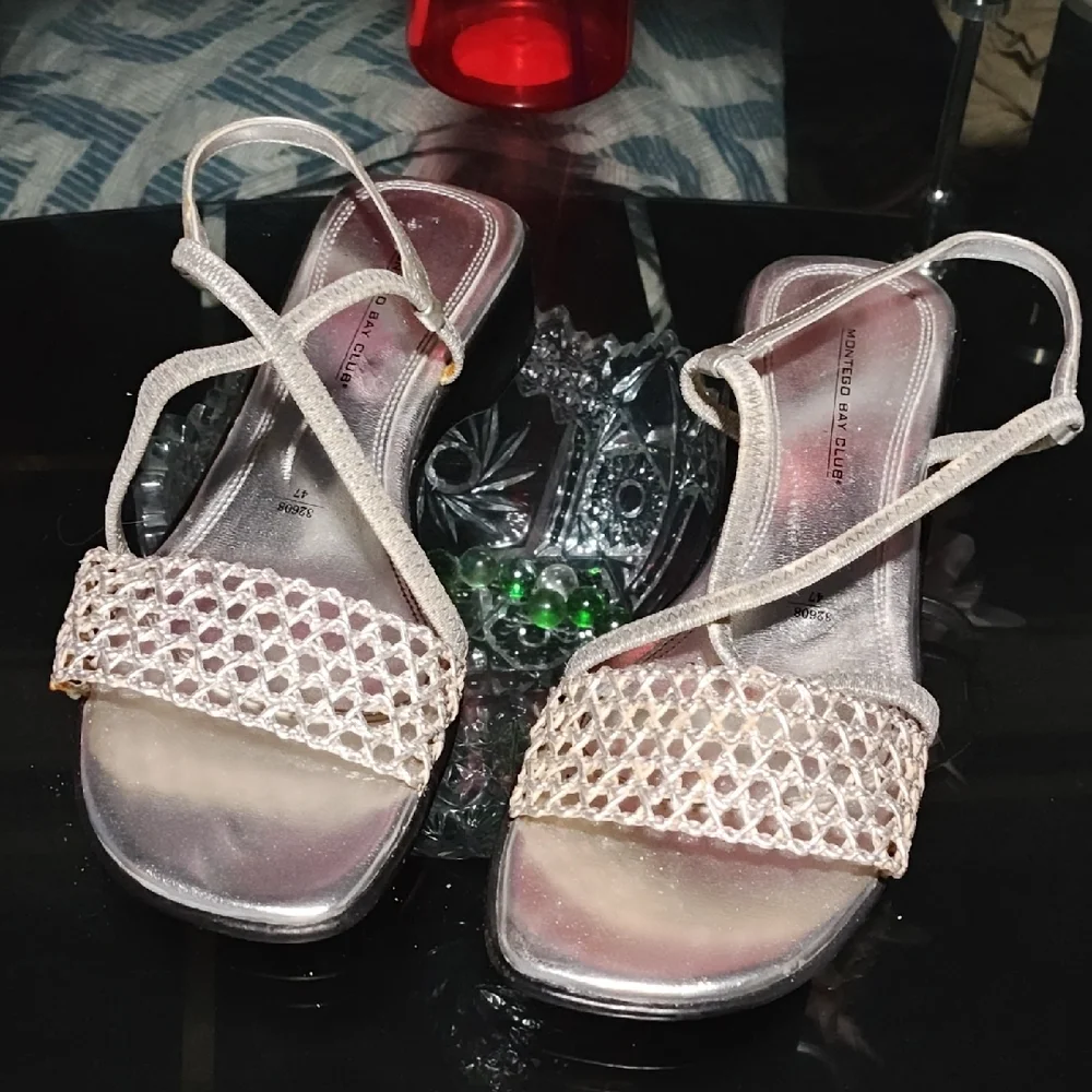 Elegant Silver Sandals
